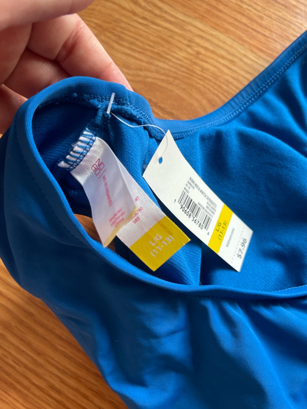No Boundries Racerback Swim Top - Picture 2 of 3